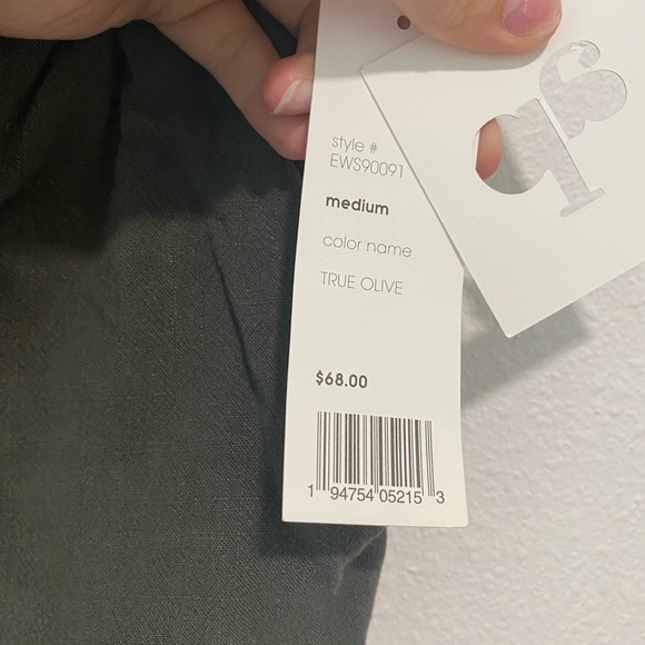 Adyson Parker Tie Waist Paper Bag Shorts SZ M - Picture 4 of 5